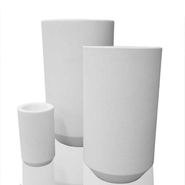 Feinguss - Keramiktiegel - Aluminiumoxid - Schutztiegel
