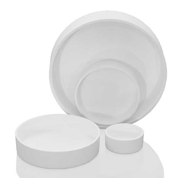 Round Ceramic Bowls - Glazed crucibles - A3
