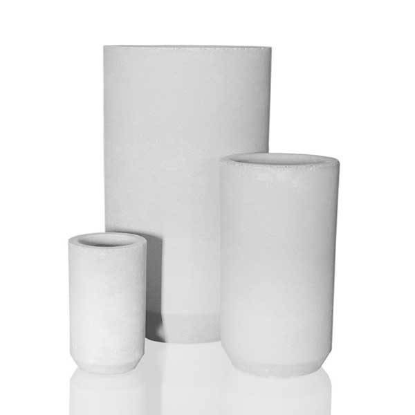 Cylindrical Melting Pots - Zirconia porous - ZR-95-VG
